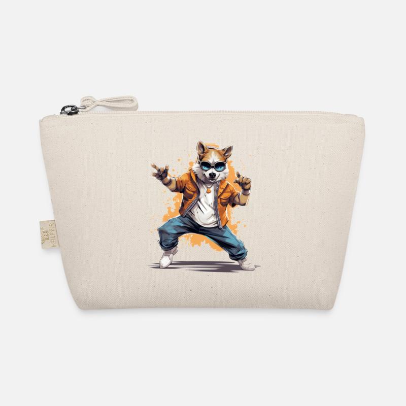 Cool dancing dog ideal for kids Organic Pouch