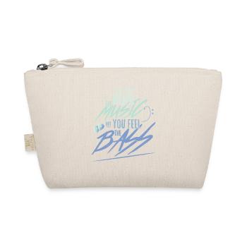 bassist musician bass guitar - Organic Pouch - nature - Front