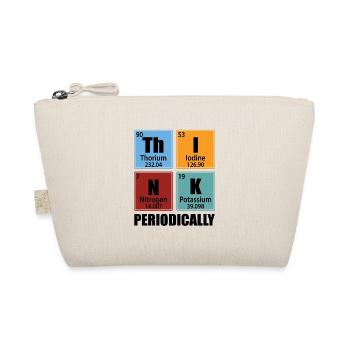 Think Periodically - Periodic Table Elements - Organic Pouch - nature - Front