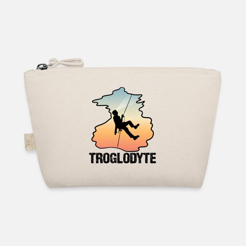 Troglodyte Funny Caving - Cave Explorer Speleology Organic Pouch