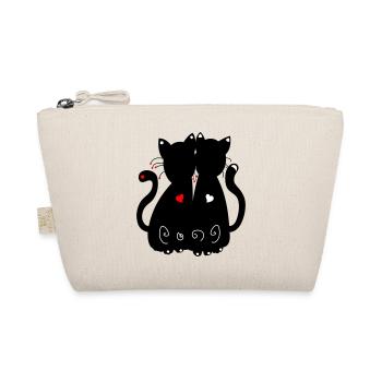 black cats - Organic Pouch - nature - Front