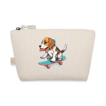 Paw-some Skater - Organic Pouch - nature - Front