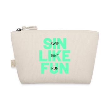 TRIATHLON sin like fun - Bio-Täschchen - Natur - Vorne