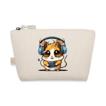 Hamster Beats - Bio-Täschchen - Natur - Vorne
