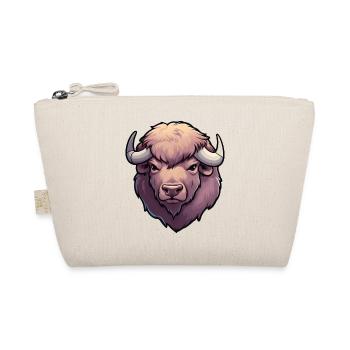 Bison Büffel - Bio-Täschchen - Natur - Vorne