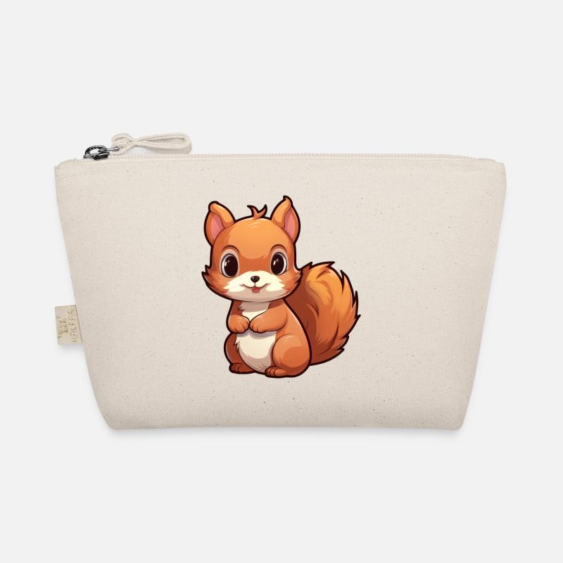 Eichhörnchen Kawaii Bio-Täschchen