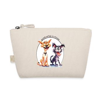 Partners In Crime | Dark Text - Organic Pouch - nature - Front
