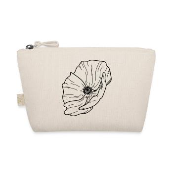 Mohn Blume - Bio-Täschchen - Natur - Vorne