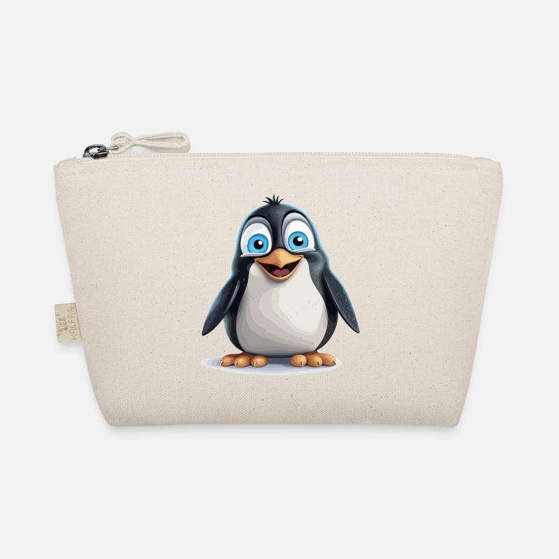the radiant penguin Organic Pouch
