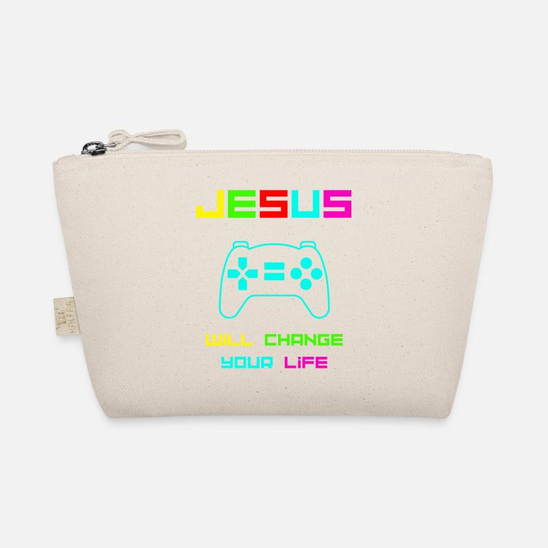 Jesus will change your life colour - Bio-Täschchen - Natur