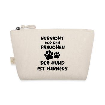 Lustiger Hunde Spruch Hundeliebhaber Haustier - Bio-Täschchen - Natur - Vorne