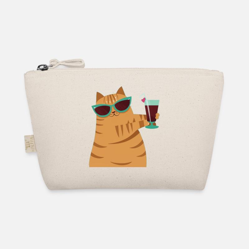 Cocktail Katze Bio-Täschchen