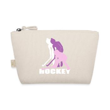 Field Hockey Hockey Player Hockey Girl - Organic Pouch - nature - Front