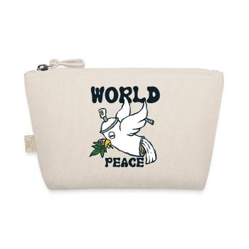 420 World Peace Dove 1 - Organic Pouch - nature - Front