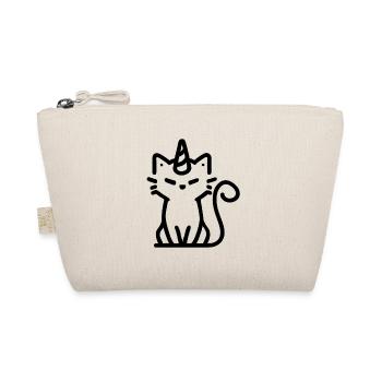 Unicorn cat - Organic Pouch - nature - Front