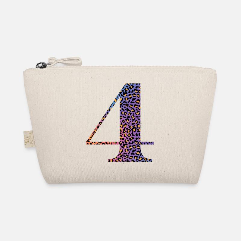 4th Anniversary Leopard Organic Pouch