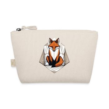 Geometric fox - elegance of lines - Organic Pouch - nature - Front