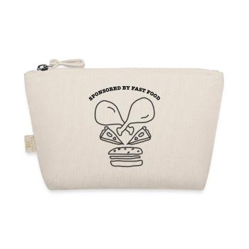 Skull SponsoredByFastFood - Organic Pouch - nature - Front