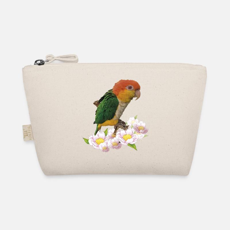 Der orangeköpfige Caique Bio-Täschchen