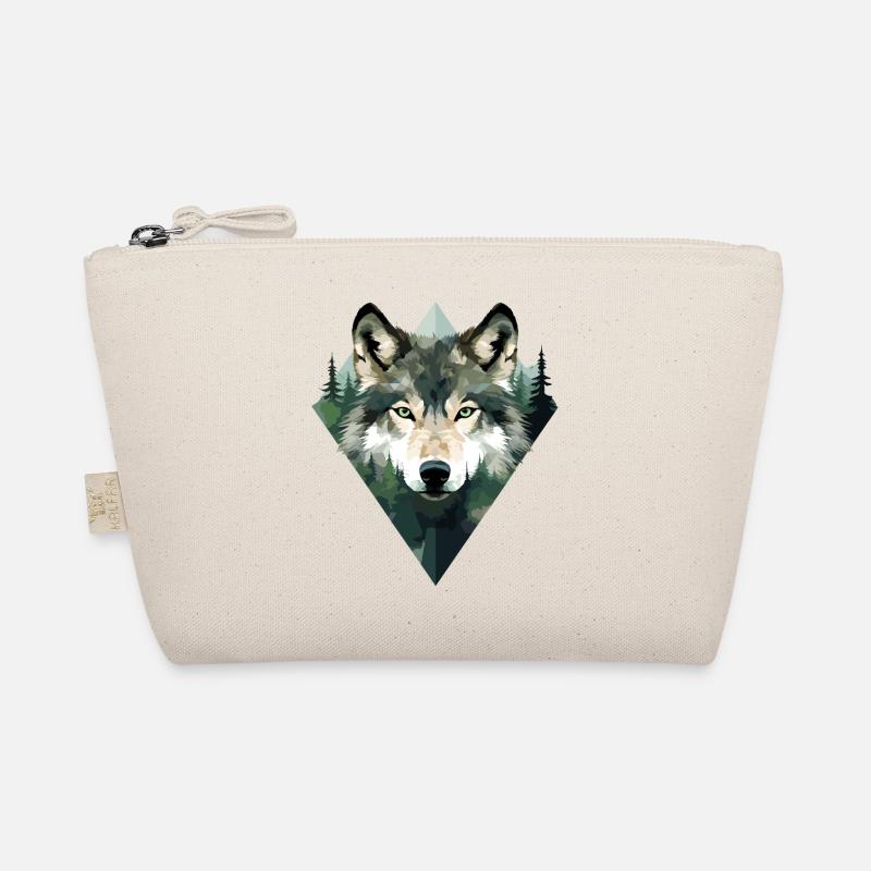 Wolf Forest Mountains Wolves Nature Animals Organic Pouch