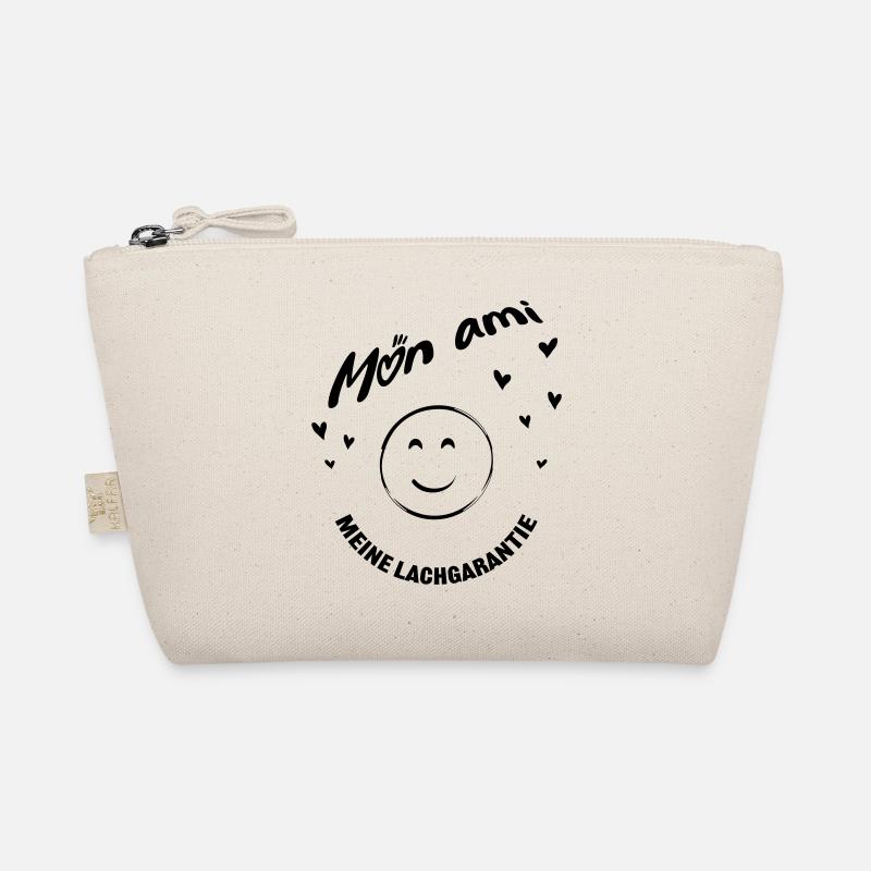 Mon ami - meine Lachgarantie :) mein Freund - Bio-Täschchen - Natur