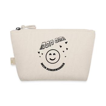 Mon Amie mein Humorwunder | Freundschaft Design - Bio-Täschchen - Natur - Vorne