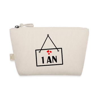 1. 1 AN. 1er ANNIVERSAIRE. ANNIVERSAIRE 1 AN. ANNI - Trousse biologique - nature - Devant
