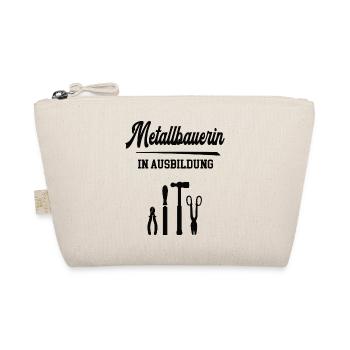 Metallbauerin Ausbildung Azubine Metallbau Lehre - Bio-Täschchen - Natur - Vorne