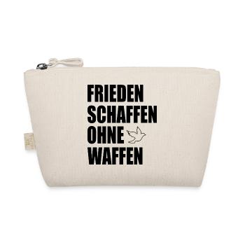 Frieden schaffen ohne waffen - Bio-Täschchen - Natur - Vorne