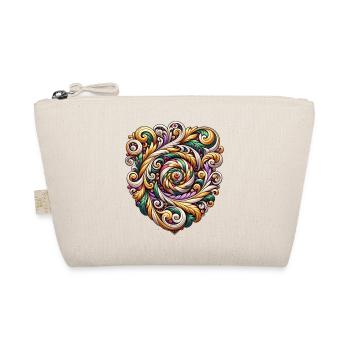 Colorful geometric pattern inspired by Russian art - Organic Pouch - nature - Front