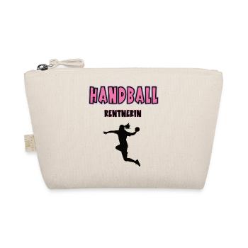 Handball Rentnerin Rente Ruhestand Handballerin - Bio-Täschchen - Natur - Vorne