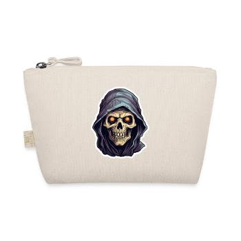Crâne de mort Halloween - Trousse biologique - nature - Devant