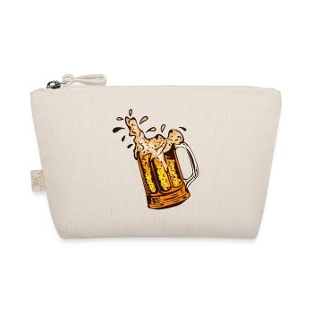 beer mousse binouse mug glass alcohol 17102 B - Organic Pouch - nature - Front