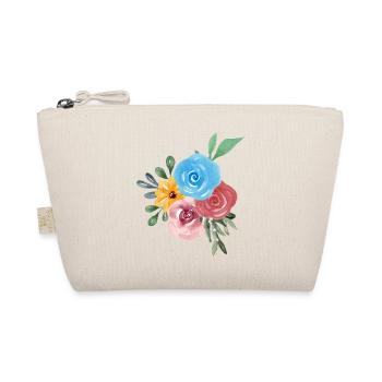 Fleurs watercolor simple - Trousse biologique - nature - Devant