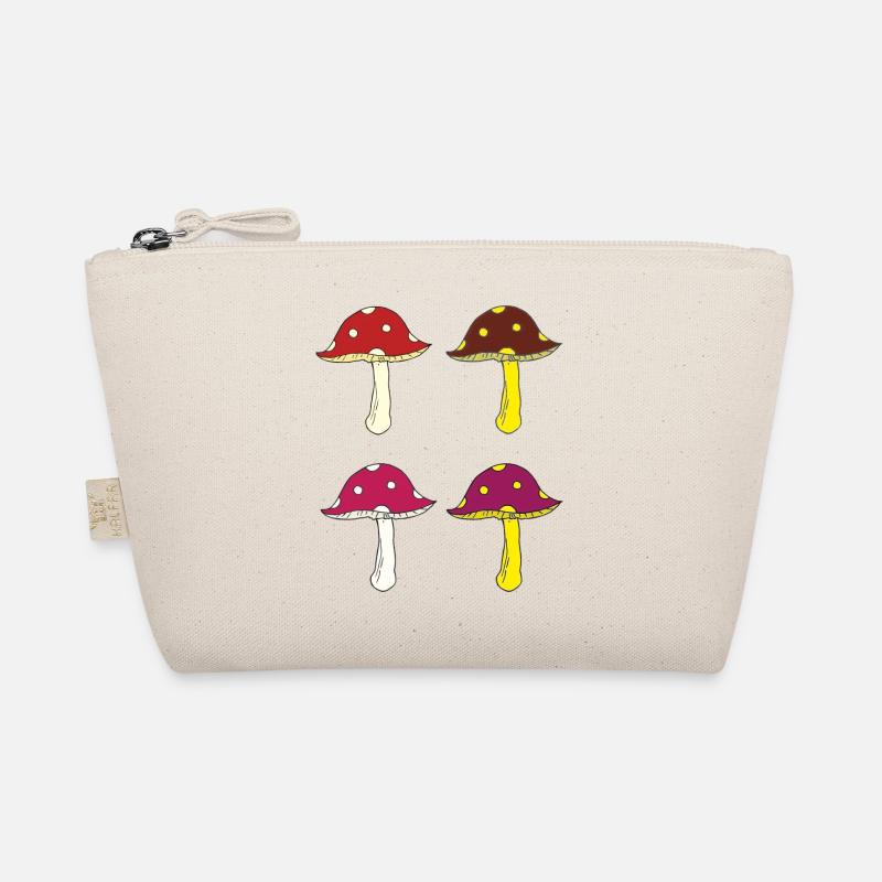 Fly agarics colorful Organic Pouch