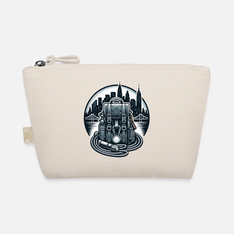 Entdeckertasche mit Seil und Lampe Bio-Täschchen