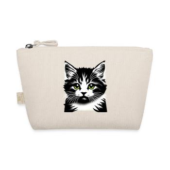 Visage de chat affectueux - Trousse biologique - nature - Devant