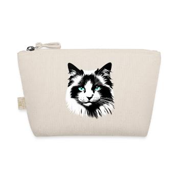 Visage de chat sympathique - Trousse biologique - nature - Devant