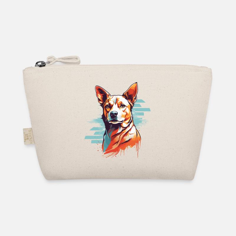 Hunde Kopf Bio-Täschchen
