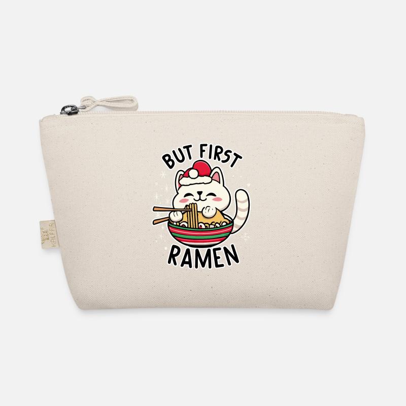 But first Ramen Cristmas Cat Bio-Täschchen