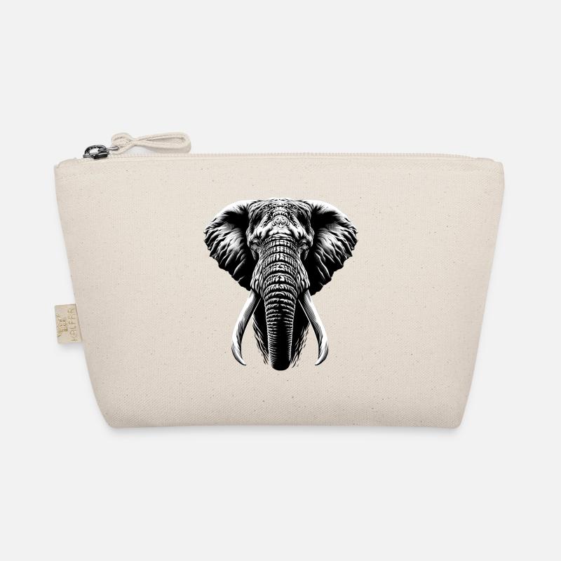 Impressive, majestic elephant Organic Pouch