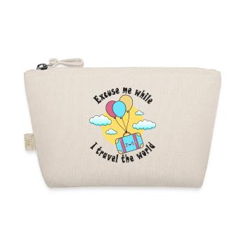 Excusez-moi pendant que je voyage à travers le monde - Trousse biologique - nature - Devant