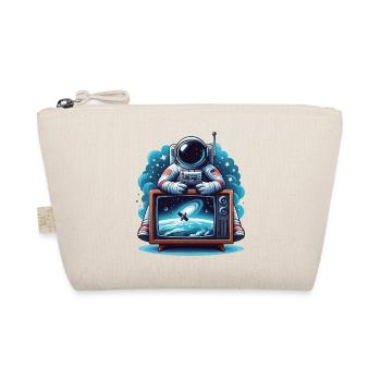 Astronaute devant la télévision cadeau de l’espace extra-atmosphérique - Trousse biologique - nature - Devant