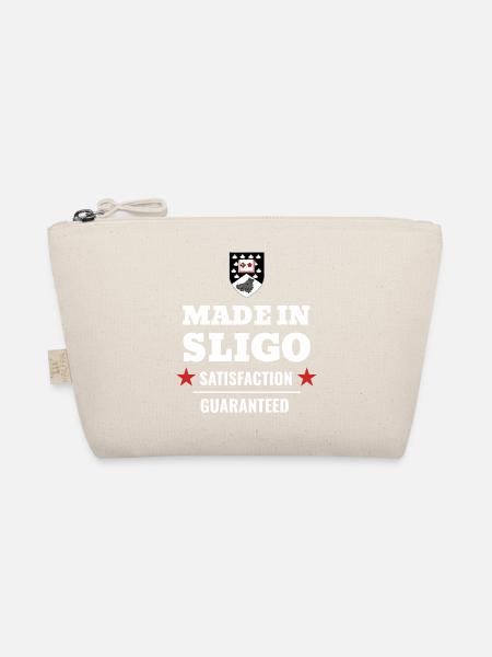 Made in Sligo Satisfaction Guaranteed Ireland - Organic Pouch - nature - Front