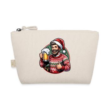 Cheers Weihnachtsanstoßen - Bio-Täschchen - Natur - Vorne