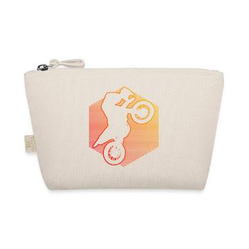 Women's Dirt Biker Motocross Supermoto Dirt Bike - Organic Pouch - nature - Front