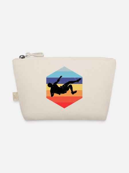 Bouldering Climbing Damen Boulder Klettern - Bio-Täschchen - Natur