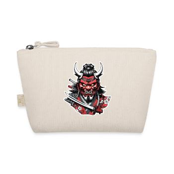 Samurai Warrior - Japan - Demon - Organic Pouch - nature - Front