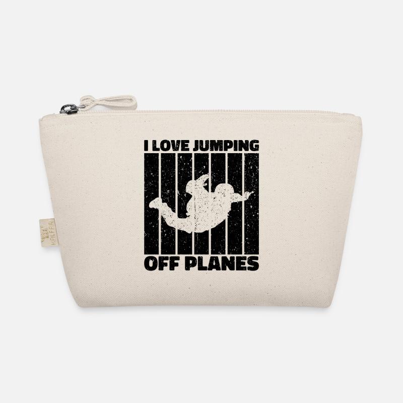 Skydiving Passion Design. Perfect Adrenaline Gift Organic Pouch