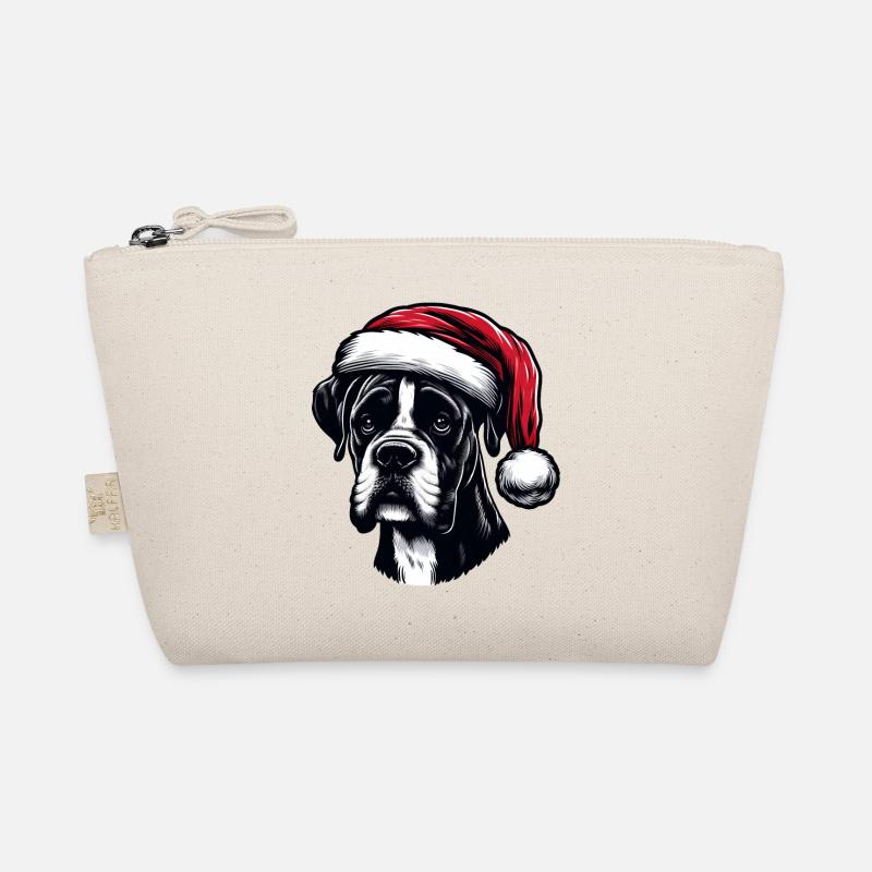 Boxerhund Weihnachtsgeschenke Bio-Täschchen